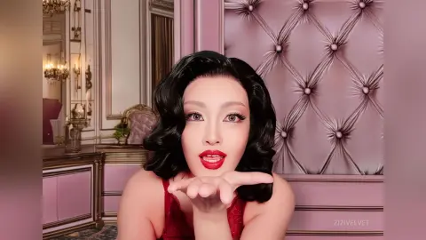 ZiziVelvet — Midnight Black, Burning Red