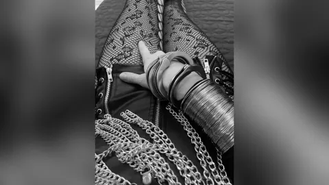 SabrinaMorena — Chains and leather
