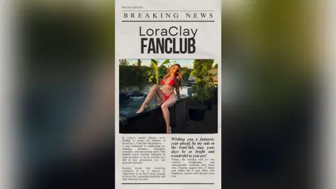 Magazine cover featuring a smiling woman in a red bikini against a tropical summer resort background.
