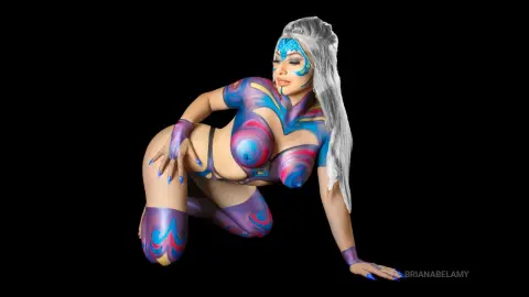 BrianaBelamy — Halloween Paint Warrior