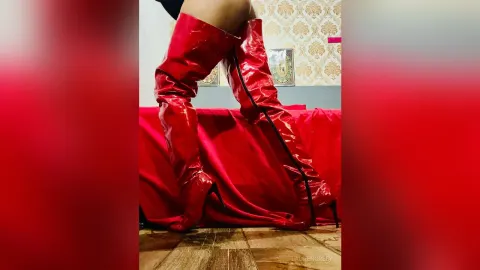 LaurenGreey — sexy boots red