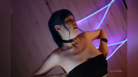 SofiaBard — tied by neon like ropes