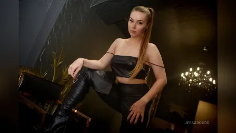 JessaRouds — Black Leather Queen