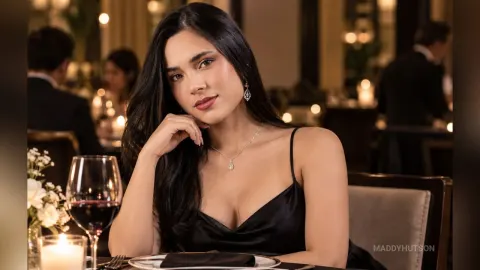MaddyHutson — 𝒞𝑜𝓂𝑒 𝓈𝒾𝓉 𝒸𝓁𝑜𝓈𝑒𝓇… 𝒹𝒾𝓃𝓃𝑒𝓇 𝒾𝓈 𝓌𝒶𝒾𝓉𝒾𝓃𝑔 💋