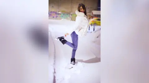 Arianna — Enjoying the snow!