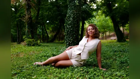 StephanieNoir — Joy in nature among the green trees.
