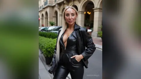 AnnaAurikas — #leather and #inthecar