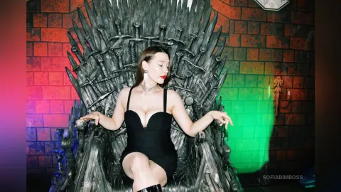 SofiaBimboss — On the throne
