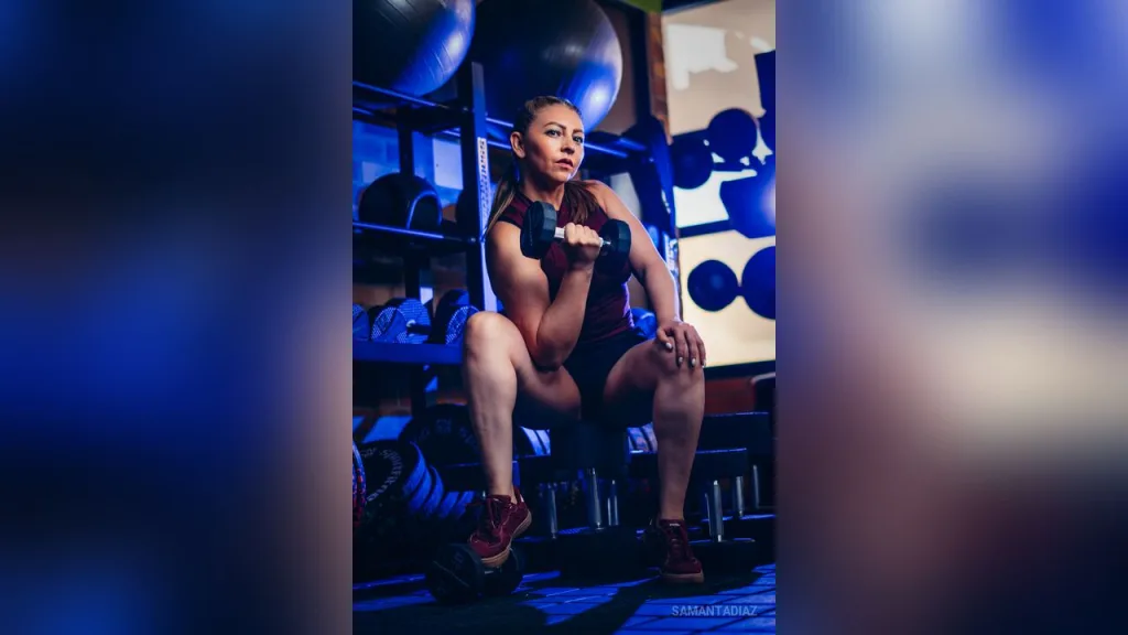 SamantaDiaz — working out