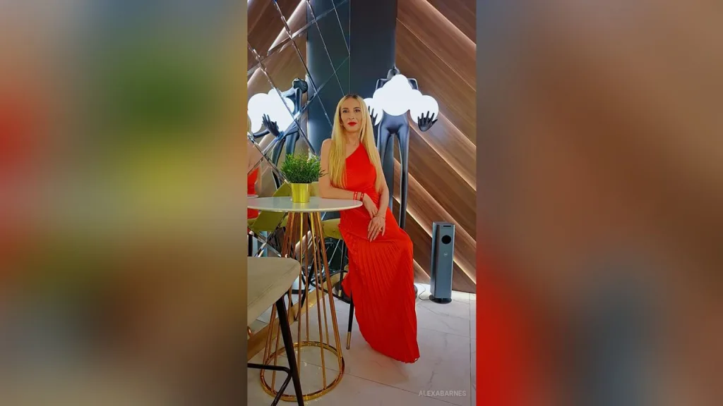 AlexaBarnes — Red Dress