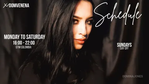 DominaJones — Schedule