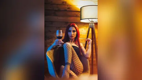 EveLux — Heels and fishnet