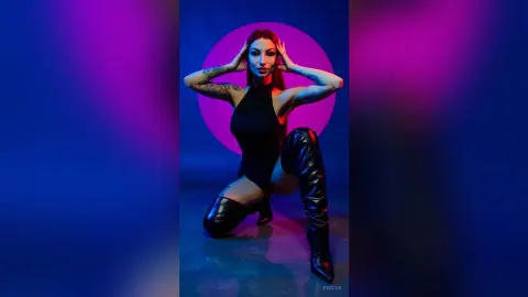 EveLux — Redhead in blue light💦