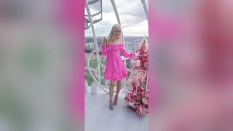 DianeDavies — Pink dress