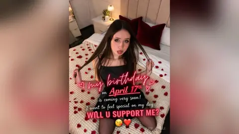 AliceLiddelle — My birthday is coming!😍