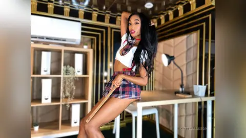KatteJackson — Sexy school girl!