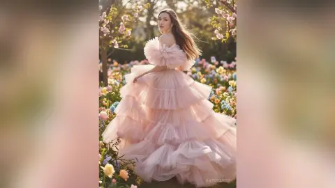 KateRedder — Lady in pink dress 