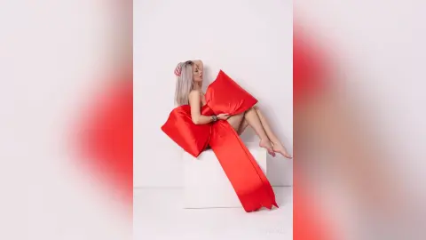 NickiBloom — red big bow