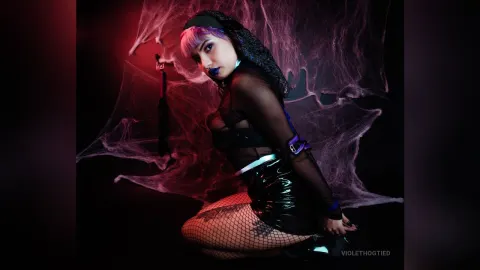 VioletHogtied — At your feet