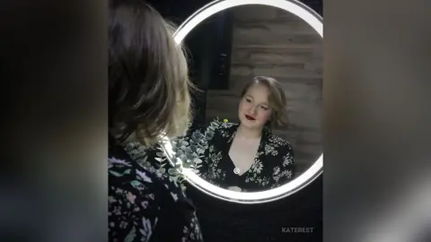 KateRest — Hot stockings under a dress