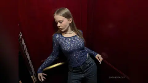 SophiePeachy — stuck in the elevator with me
