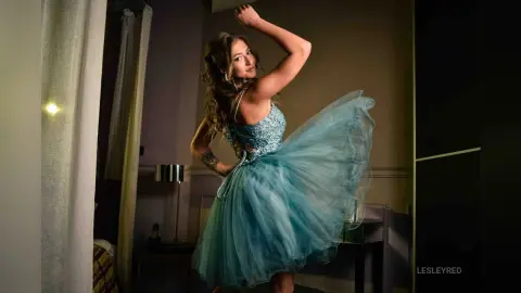 LesleyRed — Little blue dress 👗