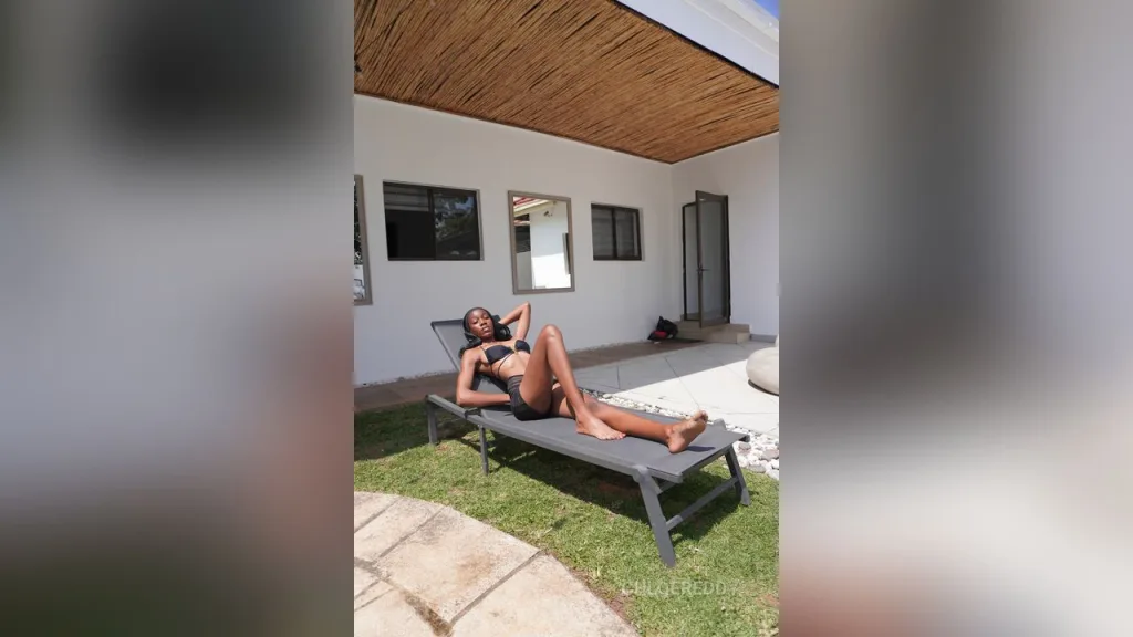 ChloeReddy — Black Bikini