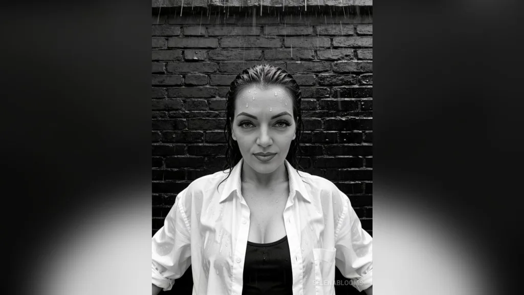 SelenaBlooms — Black and white
