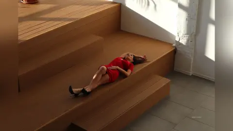 NansyBond — Red dress were made for me